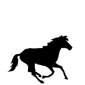 Gravert hest fra Gravstein Grossisten