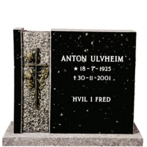 Gravstein modell N5406 fra Gravstein Grossisten